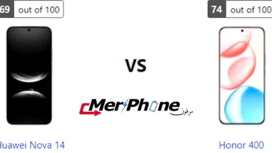 مقارنة لوحة الإشعارات في Huawei Nova 14 و Honor 400
