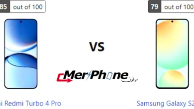 صورة توضح سرعة استجابة الشاشة في Xiaomi Redmi Turbo 4 Pro و Samsung Galaxy S24 FE