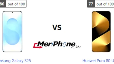 مقارنة المشاركة السريعة في Samsung Galaxy S25 و Huawei Pura 80 Ultra