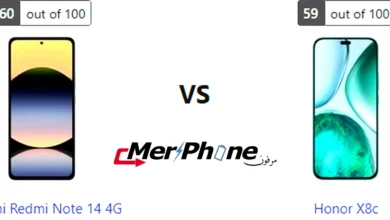 مقارنة واجهة المستخدم في Xiaomi Redmi Note 14 4G و Honor X8c