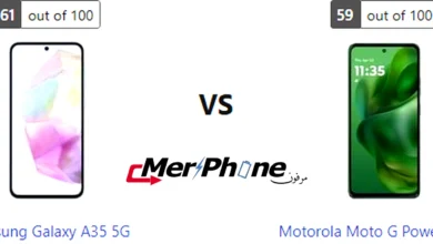صورة توضح الإضاءة المنخفضة في Samsung Galaxy A35 5G و Motorola Moto G Power (2025)