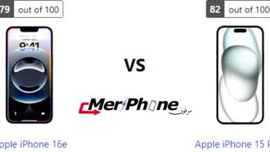 مقارنة المشاركة السريعة في Apple iPhone 16e و Apple iPhone 15 Plus