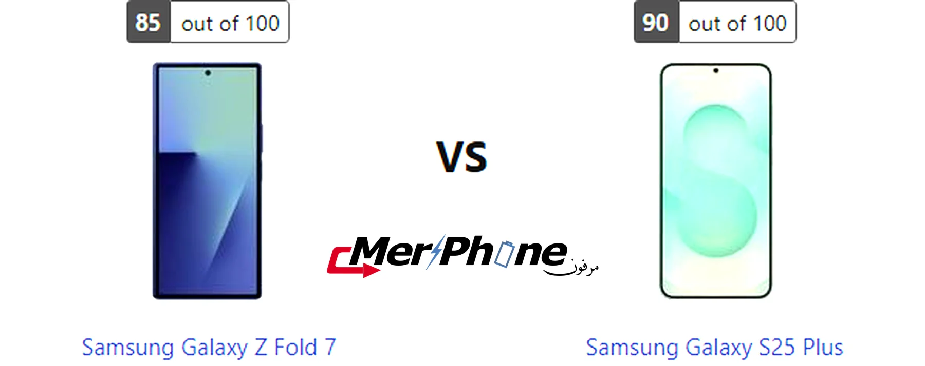 صورة حقيقية تجمع بين Samsung Galaxy Z Fold 7 و Samsung Galaxy S25 Plus