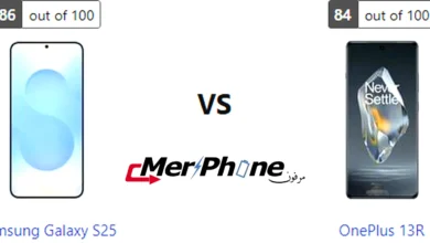 مقارنة واجهة المستخدم في Samsung Galaxy S25 و OnePlus 13R