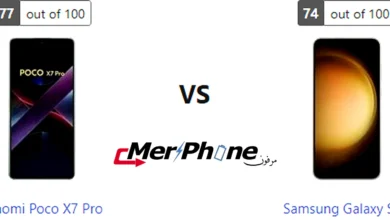مقارنة المشاركة السريعة في Xiaomi Poco X7 Pro و Samsung Galaxy S23