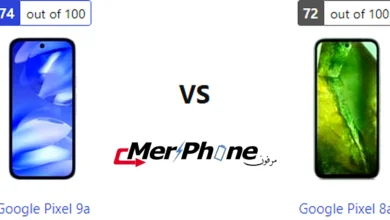 مقارنة واجهة المستخدم في Google Pixel 9a و Google Pixel 8a