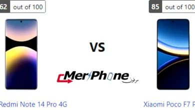 مقارنة تشبع الألوان في الفيديو لـ Xiaomi Redmi Note 14 Pro 4G و Xiaomi Poco F7 Pro