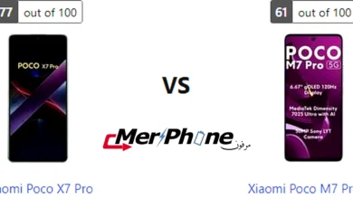 صورة توضح واجهة تطبيق الكاميرا لـ Xiaomi Poco X7 Pro و Xiaomi Poco M7 Pro 5G