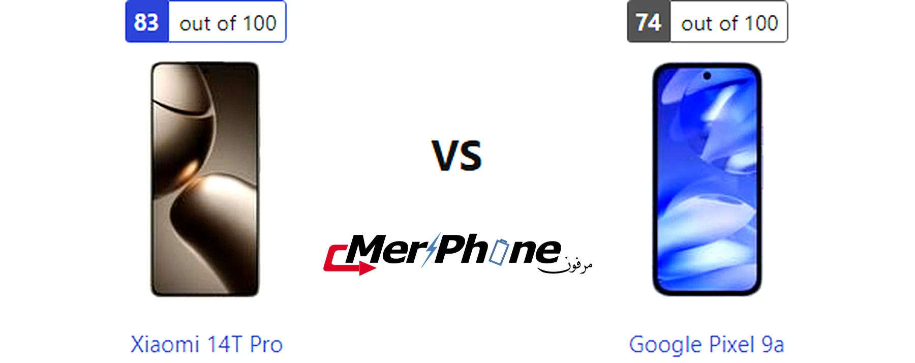 مقارنة الملحقات المرفقة مع Xiaomi 14T Pro و Google Pixel 9a