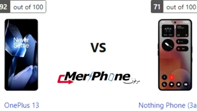 مقارنة واجهة المستخدم في OnePlus 13 و Nothing Phone (3a) Pro