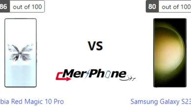 مقارنة المشاركة السريعة في ZTE Nubia Red Magic 10 Pro و Samsung Galaxy S23 Ultra