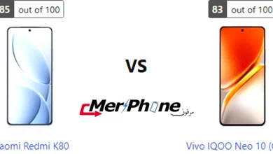 تصميم Xiaomi Redmi K80 بجانب تصميم Vivo IQOO Neo 10 (China)