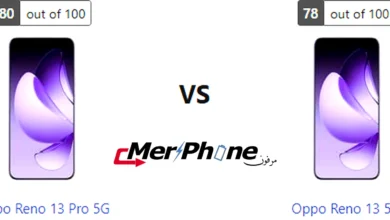 مقارنة الويدجت في الشاشة الرئيسية لـ Oppo Reno 13 Pro 5G و Oppo Reno 13 5G