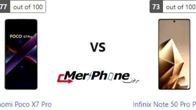 صورة توضح التصوير البطيء في Xiaomi Poco X7 Pro و Infinix Note 50 Pro Plus 5G
