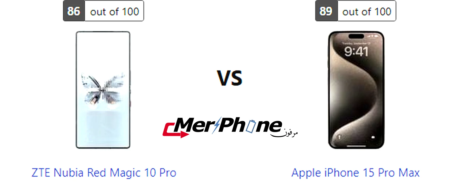 صورة توضح سرعة تحميل التطبيقات في ZTE Nubia Red Magic 10 Pro و Apple iPhone 15 Pro Max