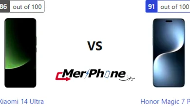 صورة توضح سرعة استجابة الشاشة في Xiaomi 14 Ultra و Honor Magic 7 Pro