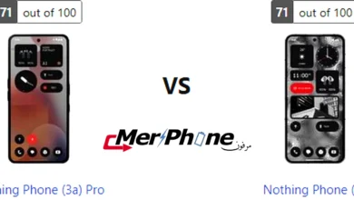 صورة للمواصفات مطبوعة لـ Nothing Phone (3a) Pro و Nothing Phone (2)