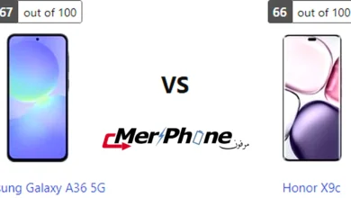 مقارنة نوع منفذ الشحن في Samsung Galaxy A36 5G و Honor X9c