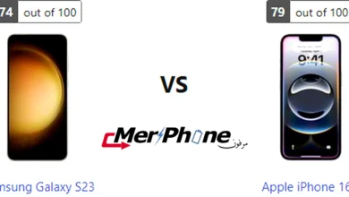 صورة توضح التصوير السريع في Samsung Galaxy S23 و Apple iPhone 16e