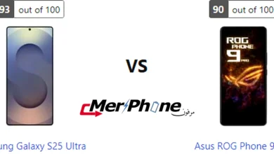 مقارنة دقة الشاشة والسطوع بين Samsung Galaxy S25 Ultra و Asus ROG Phone 9 Pro