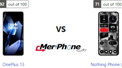 شكل النوتش والثقب في OnePlus 13 و Nothing Phone (2)