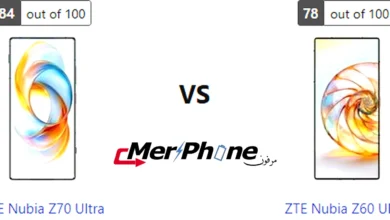مقارنة إعدادات الكاميرا الاحترافية في ZTE Nubia Z70 Ultra و ZTE Nubia Z60 Ultra