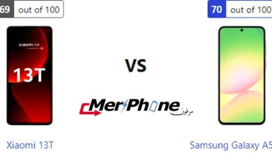 تصميم Xiaomi 13T بجانب تصميم Samsung Galaxy A56 5G