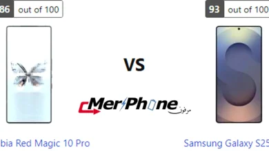 مقارنة تفاصيل التصنيع في ZTE Nubia Red Magic 10 Pro و Samsung Galaxy S25 Ultra