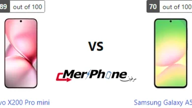 صورة توضح استهلاك البطارية في Vivo X200 Pro mini و Samsung Galaxy A56 5G