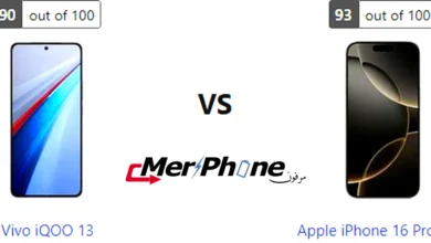 مقارنة وضعية الكاميرا الأمامية في Vivo iQOO 13 و Apple iPhone 16 Pro Max