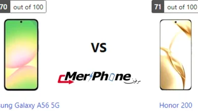 صورة تستعرض ألوان Samsung Galaxy A56 5G و Honor 200