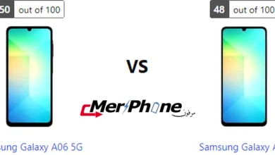 صورة تستعرض ألوان Samsung Galaxy A06 5G و Samsung Galaxy A06