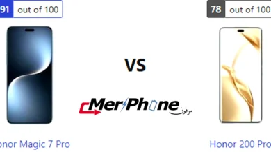 شكل النوتش والثقب في Honor Magic 7 Pro و Honor 200 Pro