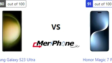 صورة توضح الإضاءة المنخفضة في Samsung Galaxy S23 Ultra و Honor Magic 7 Pro