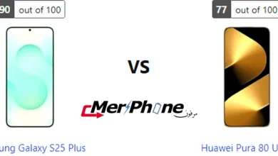 مقارنة تفاصيل التصنيع في Samsung Galaxy S25 Plus و Huawei Pura 80 Ultra