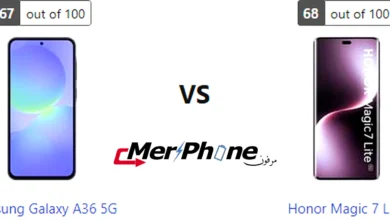 مقارنة وضع الجمال في السيلفي لـ Samsung Galaxy A36 5G و Honor Magic 7 Lite