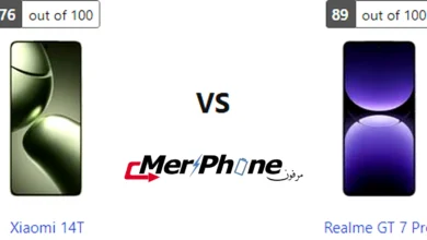 صورة توضح استهلاك البطارية في Xiaomi 14T و Realme GT 7 Pro