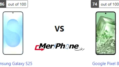مقارنة وضع الجمال في السيلفي لـ Samsung Galaxy S25 و Google Pixel 8