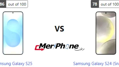 مقارنة سرعة الغالق في الكاميرا لـ Samsung Galaxy S25 و Samsung Galaxy S24 (Snapdragon)