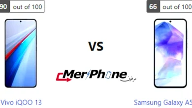 مقارنة سرعة الغالق في الكاميرا لـ Vivo iQOO 13 و Samsung Galaxy A55 5G