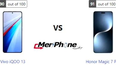 مقارنة لوحة الإشعارات في Vivo iQOO 13 و Honor Magic 7 Pro