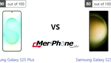 صورة توضح تفاصيل الزوم في Samsung Galaxy S25 Plus و Samsung Galaxy S23 Ultra