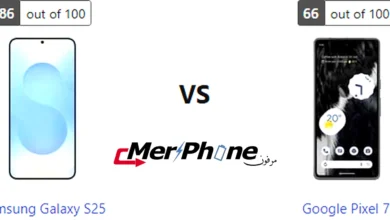 مقارنة انحناء الظهر في Samsung Galaxy S25 و Google Pixel 7