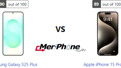 تصميم Samsung Galaxy S25 Plus بجانب تصميم Apple iPhone 15 Pro Max