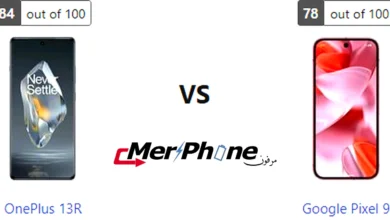 صورة توضح تسجيل الشاشة في OnePlus 13R و Google Pixel 9