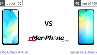 مقارنة الحرارة أثناء اللعب في Samsung Galaxy A16 4G و Samsung Galaxy A06
