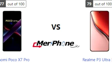 صورة توضح مركز التحكم في Xiaomi Poco X7 Pro و Realme P3 Ultra 5G