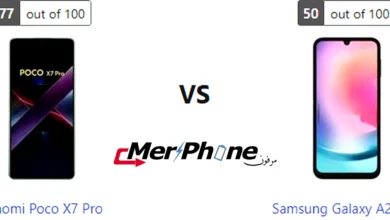 صورة توضح تفاصيل الزوم في Xiaomi Poco X7 Pro و Samsung Galaxy A24 4G