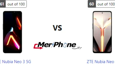 مقارنة جودة المكالمات في ZTE Nubia Neo 3 5G و ZTE Nubia Neo 2