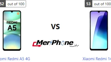 مقارنة شكل الفلاش في Xiaomi Redmi A5 4G و Xiaomi Redmi 14C